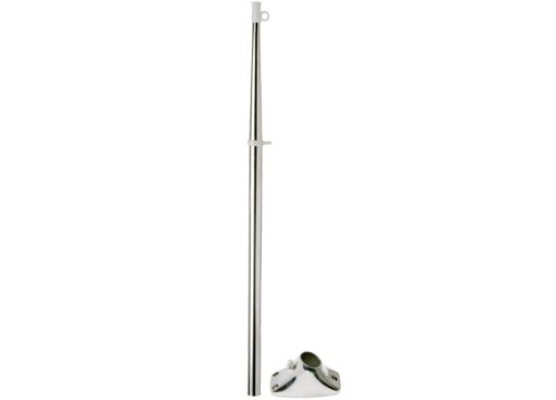 RVS Vlaggenmast zonder basis D25 H800mm