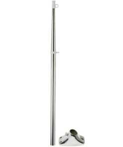 RVS Vlaggenmast zonder basis D25 H800mm