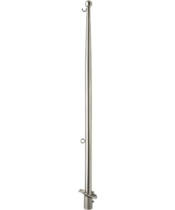 RVS Vlaggenmast zonder basis D20 H600mm
