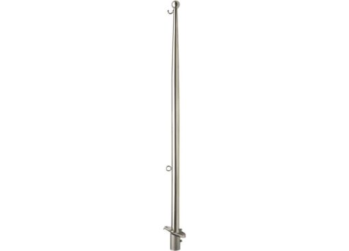 RVS Vlaggenmast zonder basis D20 H600mm