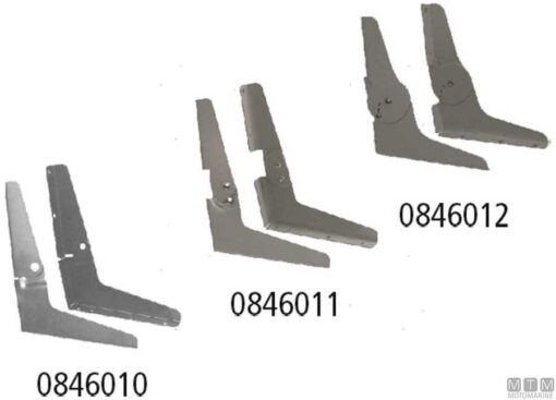 Aluminium scharnieren voor stoelen 254 x 203mm (0846011)