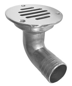 Roestvrijstalen afwatering 38mm