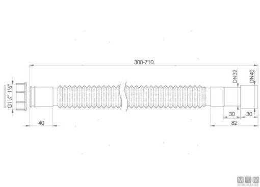Afvoerslang 1"1/4 - Afbeelding 2