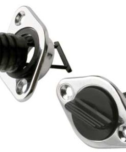 Verchroomde Ovalen Plug 24,7mm