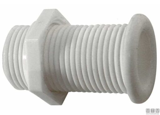 Witte afvoer 25 x 62mm - Afbeelding 2