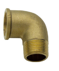 Messing Elleboog M-F 1 1/2"