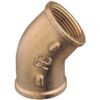 Messing elleboog 45° F-F 1 1/2"