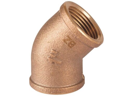 Bronzen Bocht 45º F-F 1 1/2"