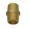 Messing Dubbele Nippel M-M 1 1/2"