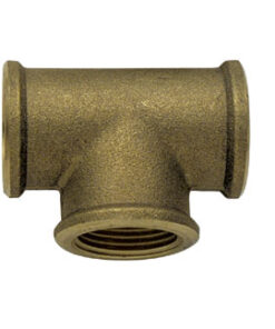 Messing T 2 1/2"