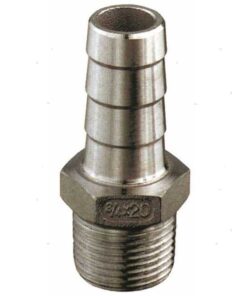 Roestvrijstalen slangkoppeling 1/4 x 9mm