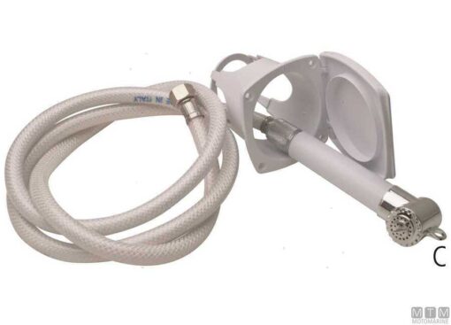 Witte douche slang 1/2" naar 1/2" 4mt - Afbeelding 3