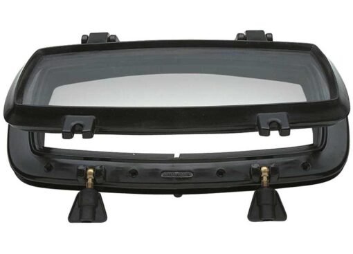 Zwarte Rechthoekige Patrijspoort D500x250mm - Afbeelding 2