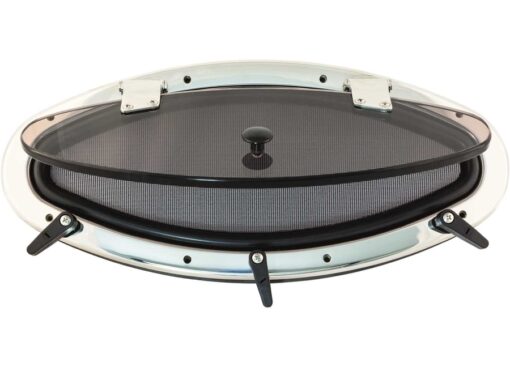Portlight Open Ovaal 203x461mm Uitsparing 156x414mm RVS - Afbeelding 2