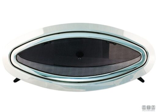 Portlight Open Ovaal 216x472mm Uitsparing 186x430mm RVS