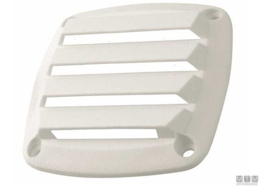 Plastic lamel M1 vent dim 85 x 85 mm kleur wit