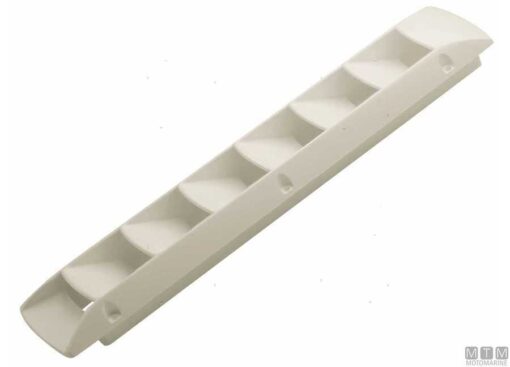 Witte gelamelde ventilatie 460 x 87mm - Afbeelding 2
