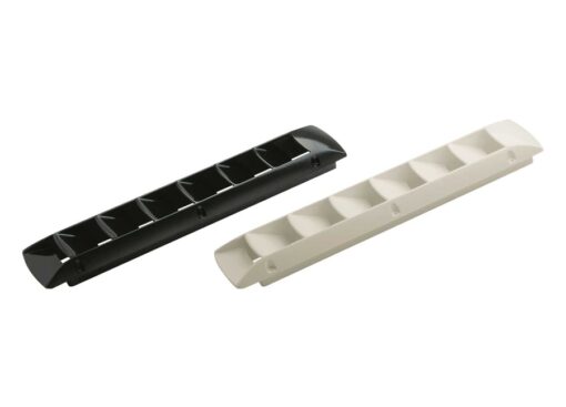 Zwarte Lamelvent 460 x 87mm