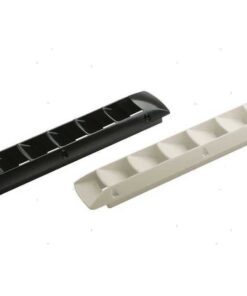 Witte gelamelde ventilatie 460 x 87mm