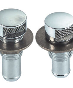 Chroom Tankvent Rechtdoor 16mm