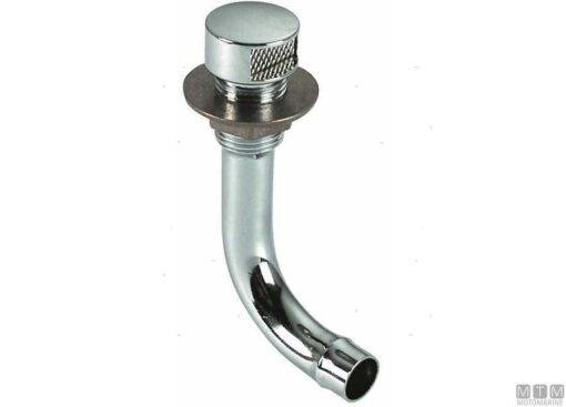 Verchroomde ontluchting 90° linkerhand voor 20mm slang - Afbeelding 4