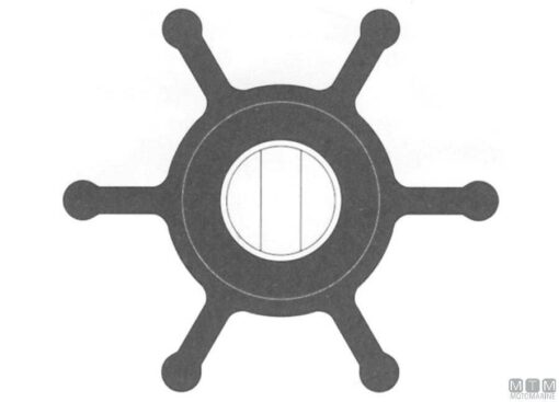 Nitrile Impeller Johnson 09-810B-9 - Afbeelding 2