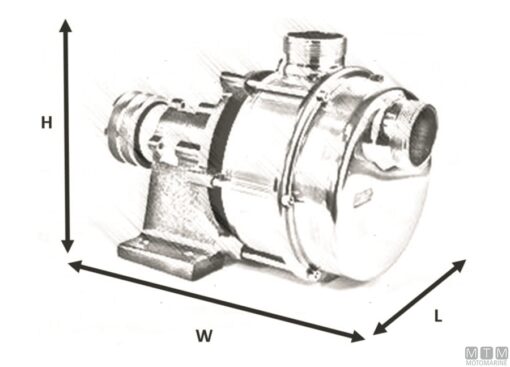 Elektromagnetische Koppelpomp Tellarini IFE 25-12 - Afbeelding 2