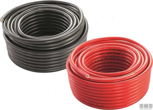 Rode batterij kabel 16mm2