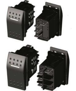 Elektrische schakelaar IP68 4T (Aan)-Uit-Aan