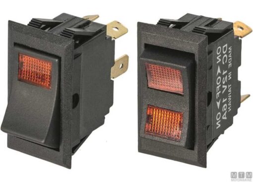 Elektrische Schakelaar 2 Lichten 5pins 16amp (on-off-on)