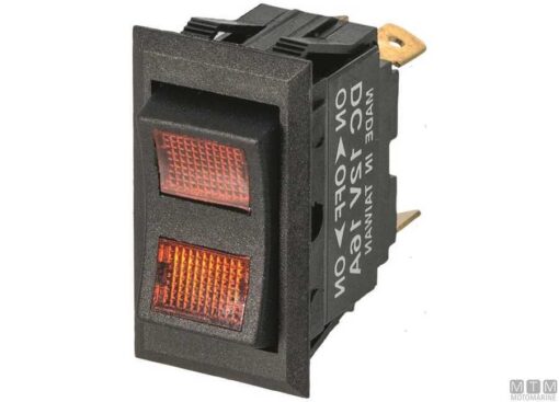Elektrische Schakelaar 2 Lichten 5pins 16amp (on-off-on) - Afbeelding 2