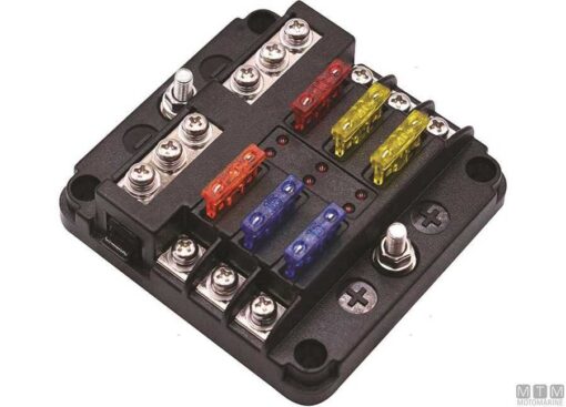 Zekeringdoos voor 12 Standaard (Unival) Zekeringen 138 x 88 x H36mm - Afbeelding 6