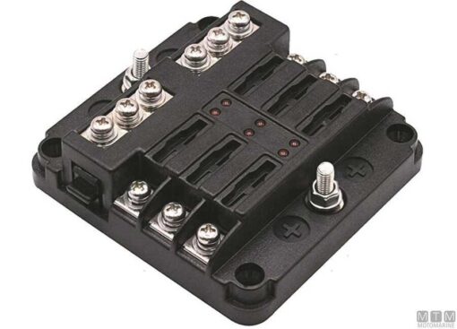Zekeringdoos voor 12 Standaard (Unival) Zekeringen 138 x 88 x H36mm - Afbeelding 3