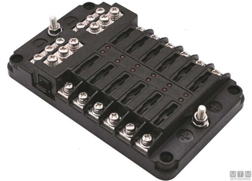 Zekeringdoos voor 12 Standaard (Unival) Zekeringen 138 x 88 x H36mm - Afbeelding 2