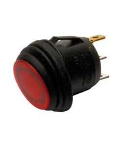 Tuimelschakelaar met LED pilot 4T 12V-20A