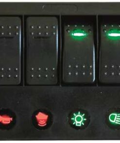 Elektrisch Paneel Startech met 4 Led schakelaars 130 x H100mm
