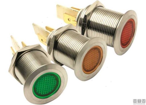Pilot Lamp Groen 12v 19mm