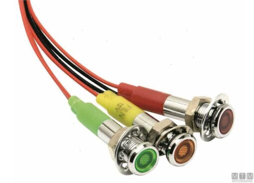 Pilot lamp Rood 12v 6mm
