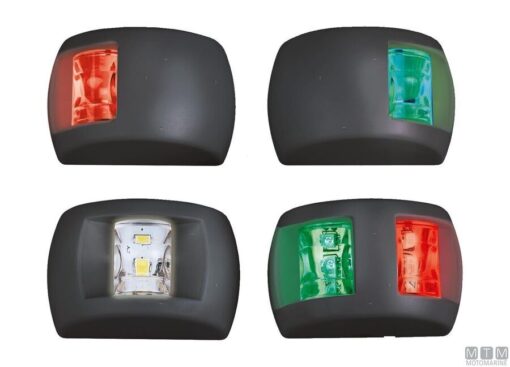 Trem Compact Led Navigatieverlichting Zwart-Groen