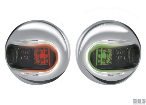 Rvs Led navigatielamp Attwood Groen 12v