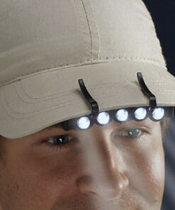 LED zaklamp met hoedclip