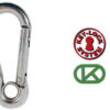 Kong Standaard Karabijnhaak 6mm met Oog