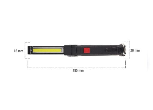 Oplaadbare lithium Led zaklamp - Afbeelding 2