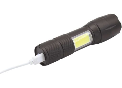 Oplaadbare Led Zaklamp 12.5cm - Afbeelding 2