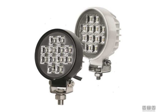 Zwart deklicht S-Line 80mm 90° Flood 12 x 1W