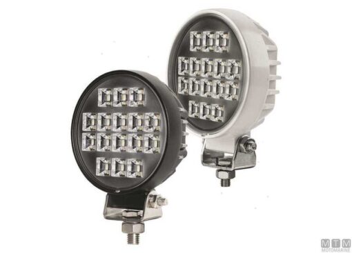Zwarte Deklamp S-Line 80mm 90° Flood 16 x 1W