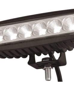 Zwarte Deklamp G-Line 160 x 46 x 56mm 60° Flood 6 x 3w