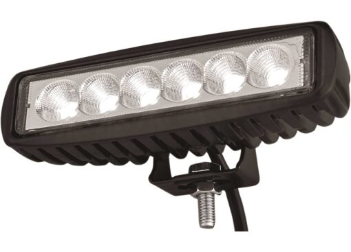 Zwarte Deklamp G-Line 160 x 46 x 56mm 60° Flood 6 x 3w