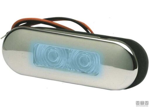 Elliptisch Led Courtesy licht 86 x 31mm Blauw - Afbeelding 3