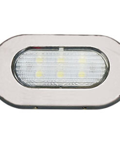 Elliptische LED verwelkomingslamp 73 x 38mm Koud wit